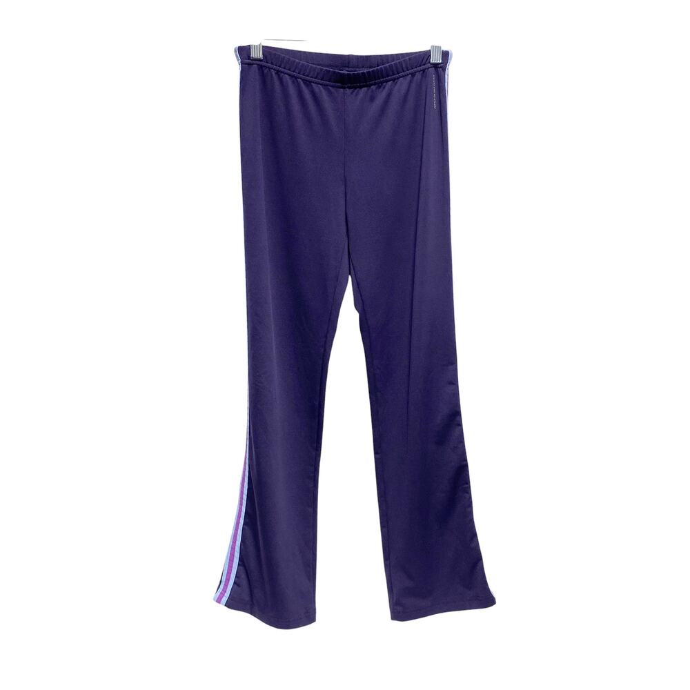 Vintage Mossimo Womens Size S Purple Stripe Workout Pants Y2K